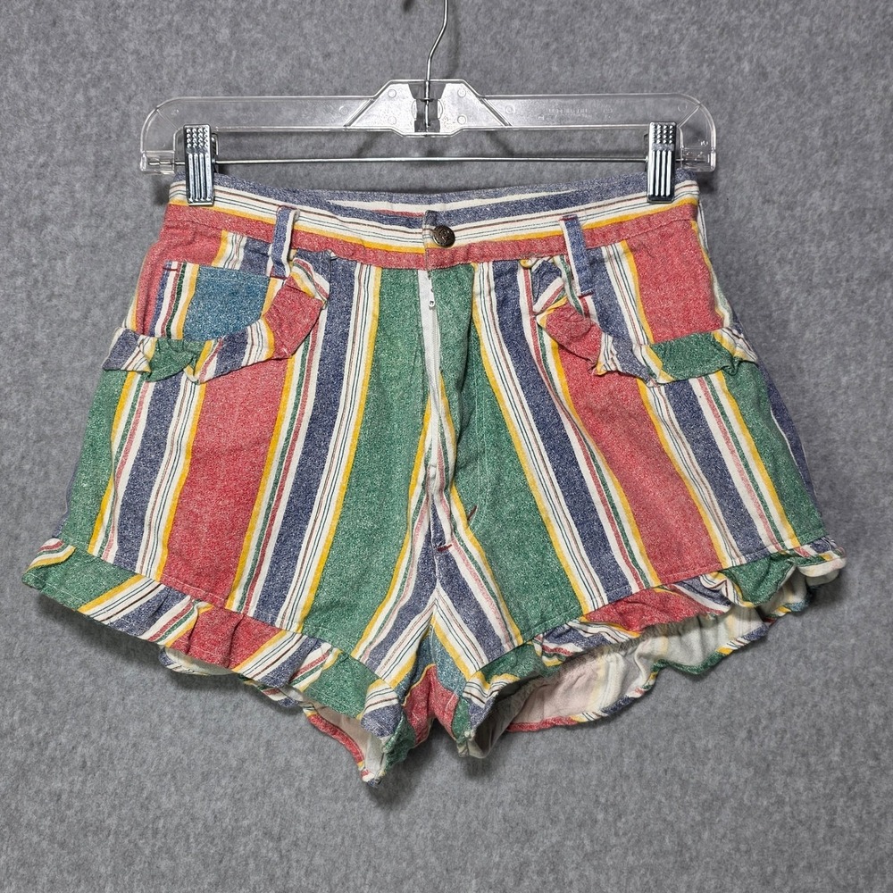 Camptown Club Stripe Hot Pants (Shorts) tween/teen size 11/12